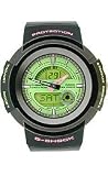 G-Shock Classic Collection Black Resin Ana-Digi Green Dial Men's Watch #AW582SC-1A