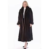 Mink Coat - Plus Size Mahogany Wave Design by MadisonAveMall