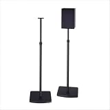 Black Satellite Speaker Stand