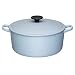 Le Creuset 22cm round casserole Satin Blue
