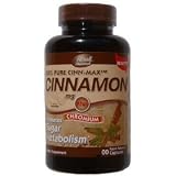 CINNAMON 500mg plus Chromium Promotes Sugar Metabolism, 300 capsules