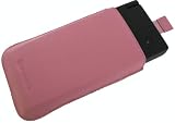 Etui luxe coulissant en cuir pour Nintendo DSI - Rose