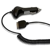 Chargeur allume cigare voiture noir compatible pour Apple Nano 4G Chromatic , iPod Touch 2G , iPod Classic, Apple iPhone 3G 3GSpar Easyi