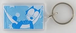 Felix the Cat 'Sleeping' Lucite Key Chain