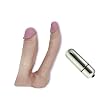 Doc Johnson Vac-U-Lock Natural Double Penetrator Adult Sex Toy Kit