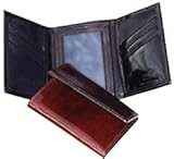 Scully Leather Men's Tri-Fold Wallet w/ID Croco 2000W Billfolds
