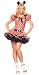 Flirty Mouse Mini Dress Sexy Women's Costume Adult Halloween Outfit - Size S/M, Dress Size 2-6