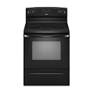 Amana 4.8 Cubic Foot Self-Cleaning Electric Range, AER5830VAB, Black