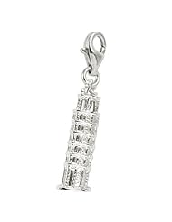 Rembrandt Charms Leaning Tower of Pisa Charm with Lobster Clasp