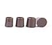 Dark Brown Clickless® High Heel Protectors (4 Pairs)