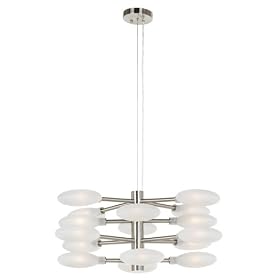 Possini Euro Harmony Nickel 16-Light Pendant Chandelier by Possini Euro Design