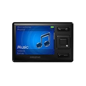 Creative ZEN MX SE MP3 Player 8GB with BONUS 3 Pack of Creative Black, Red, Blue Silicone Skins