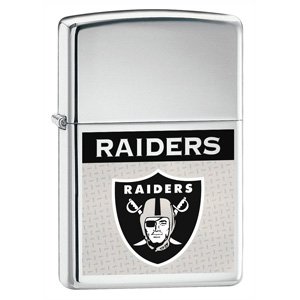 Zippo Lighter NFL Oakland Raiders, High Polished Chrome