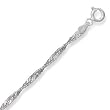 24" Singapore 40 Chain Necklace - 2.5mm Wide
