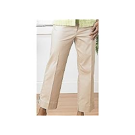 J.H.Collectibles May Essentials Stretch Cotton Spandex Casual Dress Pants Size 12 Natural Beige