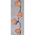 Lichterkette Bastrosen Flower in Wei�