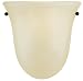 Murray Feiss WB1270GBZ One-Light Morningside Collection Half - Wall Bracket, Grecian Bronze with Cream Snow Glass Shade