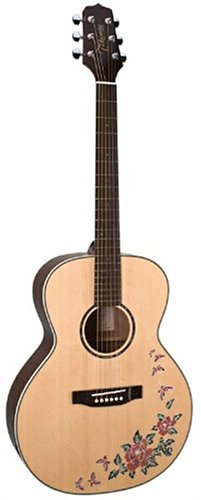 MusicalInstruments: Takamine G540SBF NEX Solid Top Acoustic Guitar   Butterfly Motif