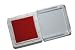 Stempel Kissen - rot - 3,4 cm * 3,4 cm verschließbar für STEMPEL - Pädagogikstempel Motivstempel Bildstempel Lehrer Schulstempel Schule Kinder Kinderstempel Stempelkissen Kind