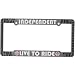 Independent Accessory Drive License Plate Cover