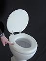 Soft WC Sitz gepolstert Farbe weiss
