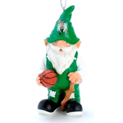 Boston Celtics NBA Gnome Christmas Ornament