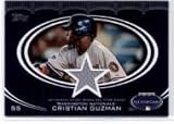 2008 Topps Update All-Star Stitches #CG Cristian Guzman - Washington Nationals (Piece of Authentic All Star Jersey)(Baseball Cards)
