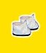 White Tennis Shoes w/Blue Stripe clothes fits 12