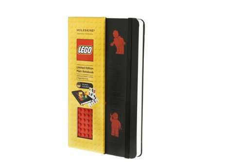 Moleskine LEGO Limited Edition Notebook, Large, Plain, Black, Hard Cover (5 x 8.25) (Limited Editions)