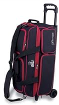 BSI 3 Ball Roller Bowling Bag Black/Red