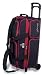 Sporting Goods : BSI 3 Ball Roller Bowling Bag Black/Red