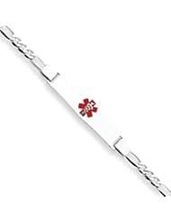 8 Inch 14k Gold White Gold Medical Jewelry Bracelet