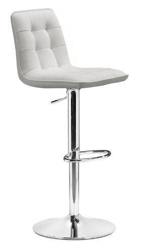 Zuo Modern Oxygen Barstool White Zuo Modern Oxygen Barstool White