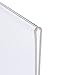Slant Back Acrylic Sign Holder, 8.5 x 11 Inches Economy Portrait Ad Frames, Perfect for Home, Office, Store, Restaraunt (1 Pack)
