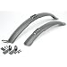 Pyramid Clip On Fender Set Black Bicycle Bike