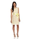 Jessica Howard Womens Petite Sleeveless Belted Party Dress