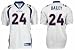 Champ Bailey Denver Broncos #24 Authentic Reebok NFL Football Jersey (White)