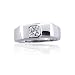 Hearts on Fire White-gold 18k Diamond Mens Crossover Ring