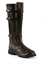 Men'S Knee High Buckled Superhero Boot
