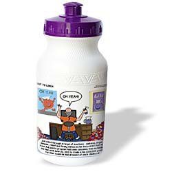 Rich Diesslins Funny Out to Lunch Cartoons - Kool-Aid Points Collecting and the End of the Program - Water Bottles