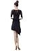 Colorfulworldstore ladies Latin salsa cha cha tango Ballroom Dance Dress-mesh sleeves+Slim Irregular unilateral