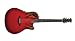 Ovation Custom Elite C2078AX Acoustic-Electric Guitar w/ Case-Red Tear Drop