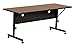 Correll FT2448-01 Deluxe Flip Top Table, 24" x 48", Walnut High Pressure Laminate Top, Rectangle,