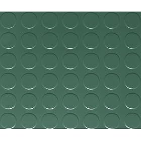 G-Floor Garage Shop Floor Coverings - 10ft. x 24ft., Coin Design, Forest Green, Model# FG75CN1024FG by Better Life Technology