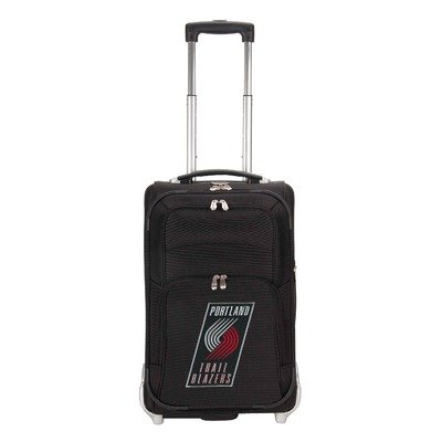 NBA Portland Trail Blazers Denco 21-Inch Carry On Luggage, Black