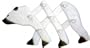 Squire Boon Village Wooden Polar Bear Clothes Rack