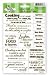 Flair Designs Flair Design Keep On Cooking 5-1/2 Inch by 9 Inch Stickers, What's Cooking Clear-Cut Quotes