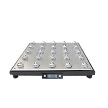 Fairbanks 31082 Ultegra Max R9050 Series Roller Top Parcel Shipping Scale, 21" Length, 21" Width, 3-1/2" Height, 250 lbs Capacity, 0.05 lbs Readability