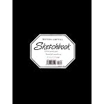 Sketchbook Black cover 8 1/4 x 11" book cover