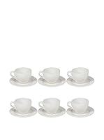 SCANDI CHIC Set Taza de Té con Plato 6 Uds.